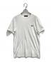 FRED PERRY（フレッドペリー）の古着「ロゴ刺繍Tシャツ」｜ホワイト