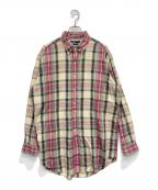 RALPH LAURENラルフローレン）の古着「コットンチェックシャツ」｜パープル