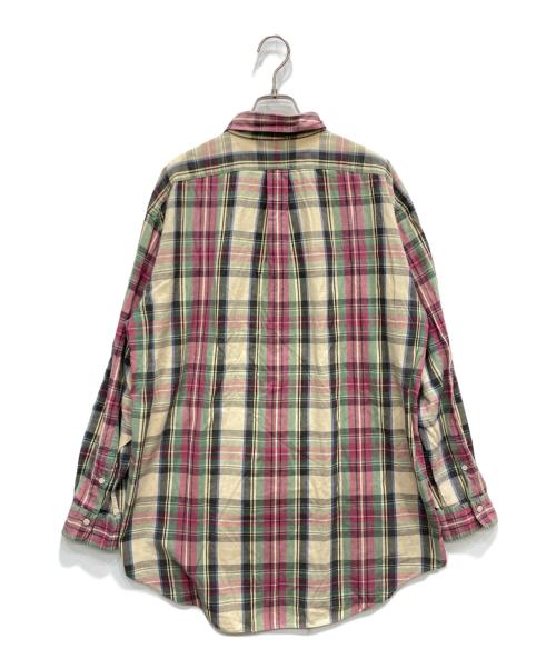 RALPH LAUREN（ラルフローレン）RALPH LAUREN (ラルフローレン) コットンチェックシャツ パープル サイズ:Ⅼの古着・服飾アイテム