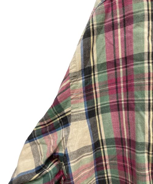 RALPH LAUREN（ラルフローレン）RALPH LAUREN (ラルフローレン) コットンチェックシャツ パープル サイズ:Ⅼの古着・服飾アイテム