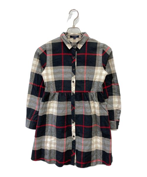 BURBERRY LONDON（バーバリーロンドン）BURBERRY LONDON (バーバリーロンドン) ノバチェックミニワンピース ブラック サイズ:150の古着・服飾アイテム