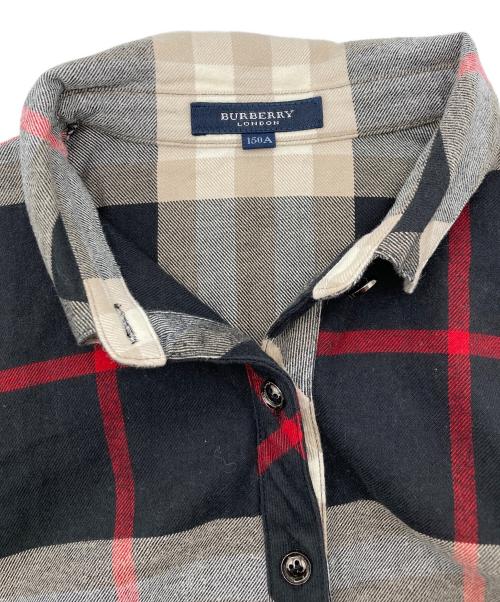 BURBERRY LONDON（バーバリーロンドン）BURBERRY LONDON (バーバリーロンドン) ノバチェックミニワンピース ブラック サイズ:150の古着・服飾アイテム