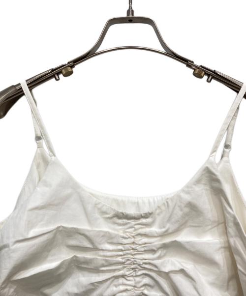 SLY（スライ）SLY (スライ) GATHER CAMI ショートワンピース ホワイト サイズ:FREEの古着・服飾アイテム