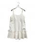 SLY (スライ) GATHER CAMI ショートワンピース ホワイト サイズ:FREE：4000円