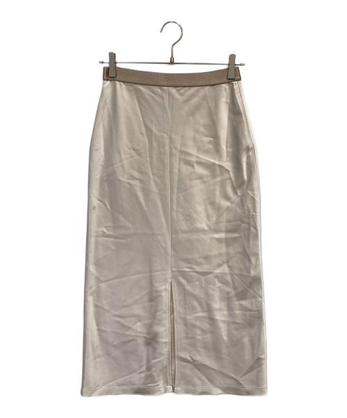 Thehighlights（ザハイライツ）thehighlights (ザハイライツ) satin 'skirt' midi-long ベージュ サイズ:表示なしの古着・服飾アイテム