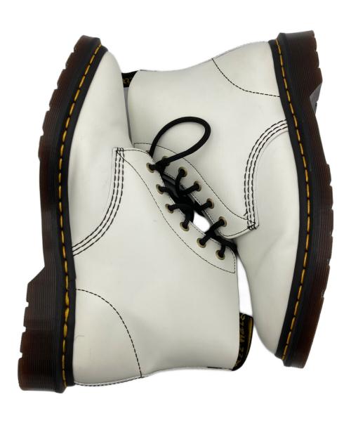 Dr.Martens（ドクターマーチン）Dr.Martens (ドクターマーチン) 101 ARC 6ホールブーツ ホワイト サイズ:26.5cmの古着・服飾アイテム