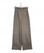 CLANクラン）の古着「HIGH WAIST WIDE PANTS」｜グレー