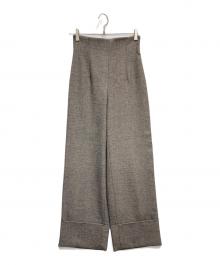 CLAN（クラン）の古着「HIGH WAIST WIDE PANTS」｜グレー