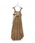 LEINWANDE (ラインヴァンド) belted Linen Dress ベージュ サイズ:FREE：6000円