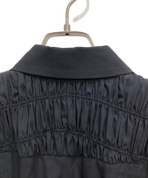 AKIRA NAKA（アキラナカ）AKIRA NAKA (アキラナカ) Shirring shirt dress BK ブラック サイズ:SIZE1の古着・服飾アイテム