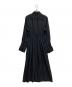 AKIRA NAKA (アキラナカ) Shirring shirt dress BK ブラック サイズ:SIZE1：15000円
