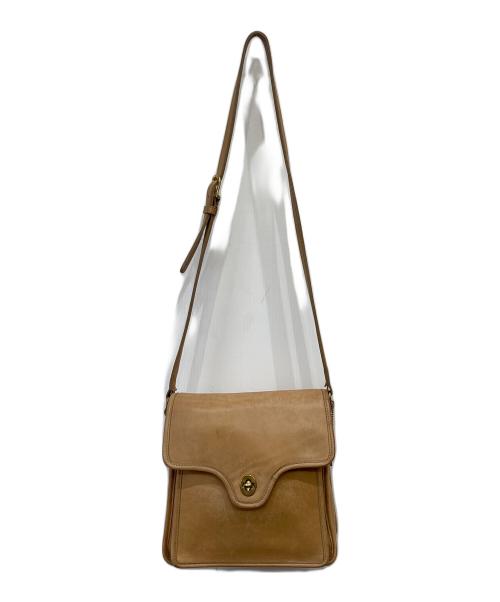 COACH（コーチ）COACH (コーチ) ターンロックショルダーバッグ ベージュの古着・服飾アイテム