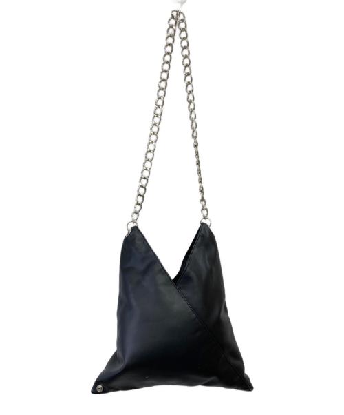 MM6 Maison Margiela（エムエムシックスメゾンマルジェラ）MM6 Maison Margiela (エムエムシックスメゾンマルジェラ) ジャパニーズチェーントートバッグ ブラックの古着・服飾アイテム