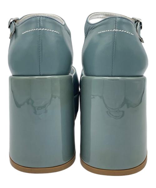 MM6 Maison Margiela（エムエムシックスメゾンマルジェラ）MM6 Maison Margiela (エムエムシックスメゾンマルジェラ) サンダル ブルー サイズ:23.5cmの古着・服飾アイテム