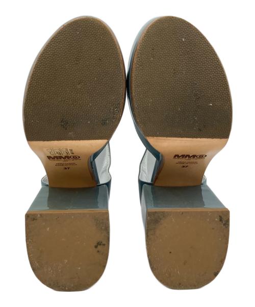 MM6 Maison Margiela（エムエムシックスメゾンマルジェラ）MM6 Maison Margiela (エムエムシックスメゾンマルジェラ) サンダル ブルー サイズ:23.5cmの古着・服飾アイテム