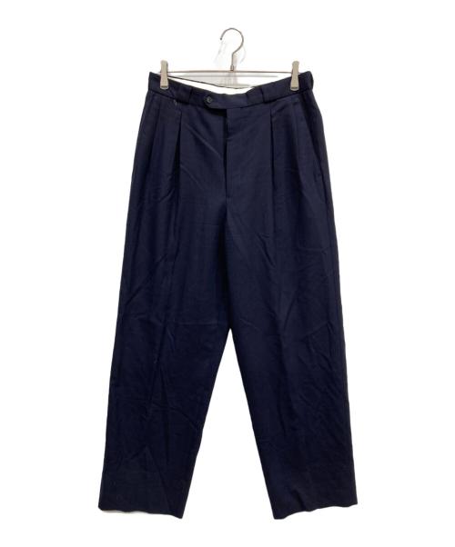 EMPORIO ARMANI（エンポリオ アルマーニ）EMPORIO ARMANI (エンポリオ アルマーニ) ウールパンツ ネイビー サイズ:Ⅼの古着・服飾アイテム