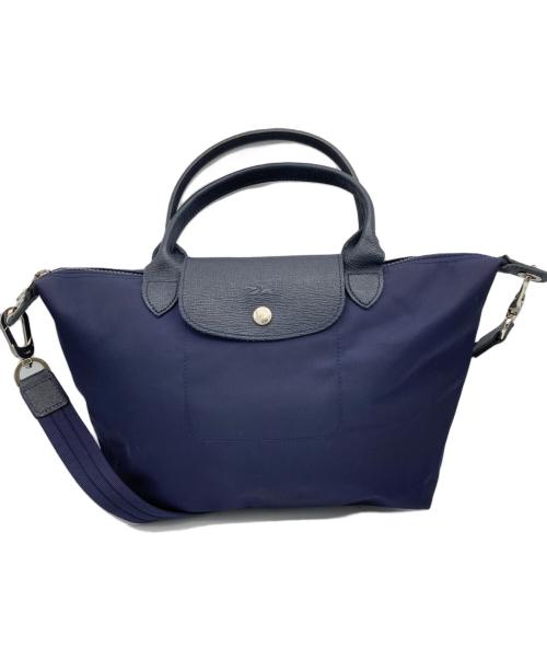 LONGCHAMP（ロンシャン）LONGCHAMP (ロンシャン) ルプリアージュ ネオ 2WAYバッグ ネイビーの古着・服飾アイテム