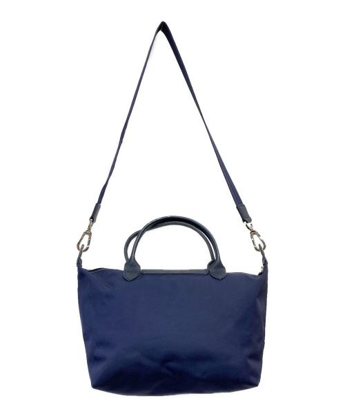 LONGCHAMP（ロンシャン）LONGCHAMP (ロンシャン) ルプリアージュ ネオ 2WAYバッグ ネイビーの古着・服飾アイテム