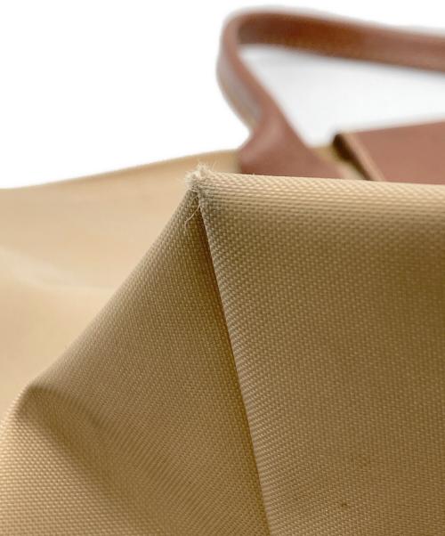 LONGCHAMP（ロンシャン）LONGCHAMP (ロンシャン) ルプリアージュ M トートバッグ ベージュの古着・服飾アイテム