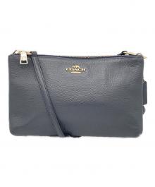 COACH（コーチ）の古着「レイラ クロスボディショルダーバッグ」｜ネイビー