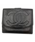 CHANEL（シャネル）の古着「2つ折り財布」｜ブラック