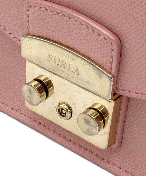 FURLA（フルラ）FURLA (フルラ) メトロポリス ショルダーバッグ ピンクの古着・服飾アイテム