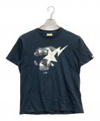 BAPE BY A BATHING APEベイプバイアベイシングエイプ）の古着「半袖カットソー」｜ブラック