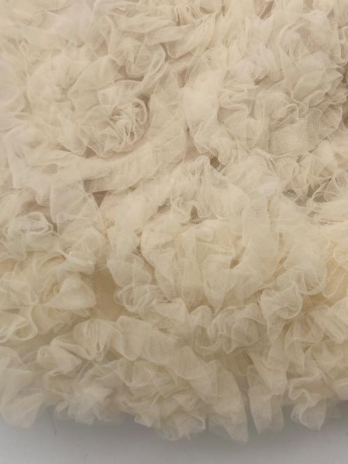 NOTRE emor（ノートルエモア）notre emor (ノートルエモア) tulle mini dress アイボリー サイズ:FREEの古着・服飾アイテム