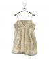 notre emor（ノートルエモア）の古着「tulle mini dress」｜アイボリー