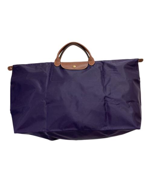 LONGCHAMP（ロンシャン）LONGCHAMP (ロンシャン) トラベルバッグ パープルの古着・服飾アイテム