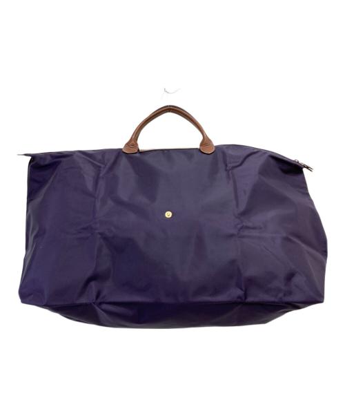 LONGCHAMP（ロンシャン）LONGCHAMP (ロンシャン) トラベルバッグ パープルの古着・服飾アイテム