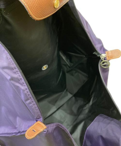 LONGCHAMP（ロンシャン）LONGCHAMP (ロンシャン) トラベルバッグ パープルの古着・服飾アイテム