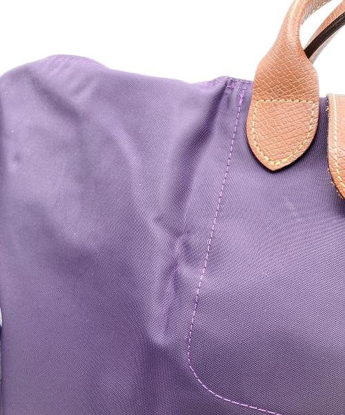 LONGCHAMP（ロンシャン）LONGCHAMP (ロンシャン) トラベルバッグ パープルの古着・服飾アイテム