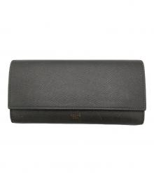 CELINE（セリーヌ）の古着「ラージフラップウォレット」｜グレー