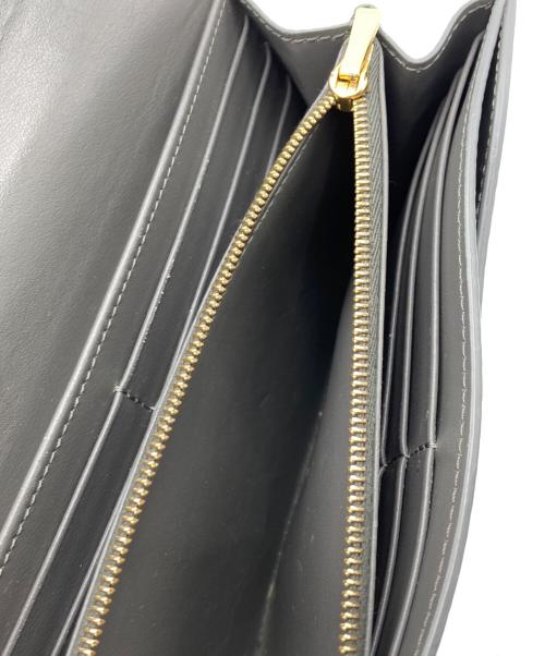 CELINE（セリーヌ）CELINE (セリーヌ) ラージフラップウォレット グレーの古着・服飾アイテム