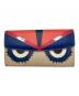 FENDI（フェンディ）の古着「バグズ フラップウォレット」｜ベージュ