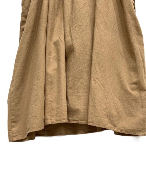 Samansa Mos2（サマンサモスモス）Samansa Mos2 (サマンサモスモス) レース貼りエプロンワンピース ブラウン サイズ:FREEの古着・服飾アイテム