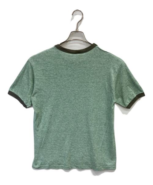 sports wear（スポーツウェア）sports wear (スポーツウェア) リンガーTシャツ グリーン サイズ:XLの古着・服飾アイテム