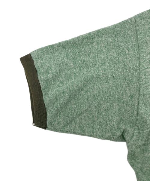 sports wear（スポーツウェア）sports wear (スポーツウェア) リンガーTシャツ グリーン サイズ:XLの古着・服飾アイテム