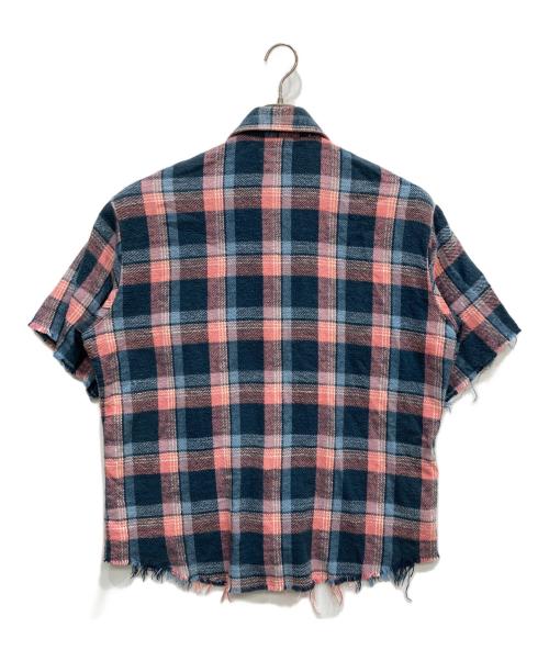 MYTHINKS（マイシンクス）MYTHINKS (マイシンクス) heavy flannel shirt ブルー サイズ:表示なしの古着・服飾アイテム