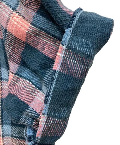 MYTHINKS（マイシンクス）MYTHINKS (マイシンクス) heavy flannel shirt ブルー サイズ:表示なしの古着・服飾アイテム