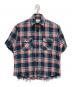 MYTHINKS（マイシンクス）の古着「heavy flannel shirt」｜ブルー