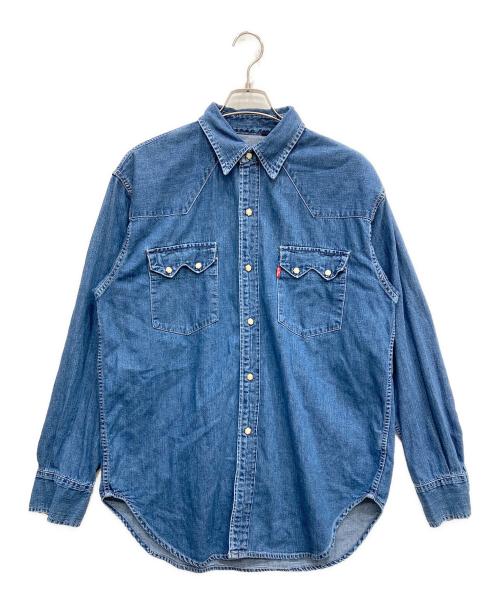 LEVI'S（リーバイス）LEVI'S (リーバイス) デニムウエスタンシャツ インディゴ サイズ:Ⅼの古着・服飾アイテム