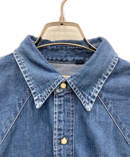 LEVI'S（リーバイス）LEVI'S (リーバイス) デニムウエスタンシャツ インディゴ サイズ:Ⅼの古着・服飾アイテム