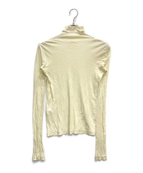 AURALEE（オーラリー）AURALEE (オーラリー) HIGH GAUGE SHEER RIB TURTLE NECK イエロー サイズ:1の古着・服飾アイテム