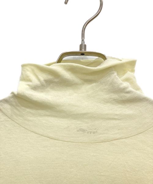 AURALEE（オーラリー）AURALEE (オーラリー) HIGH GAUGE SHEER RIB TURTLE NECK イエロー サイズ:1の古着・服飾アイテム