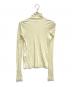 AURALEE (オーラリー) HIGH GAUGE SHEER RIB TURTLE NECK イエロー サイズ:1：5000円