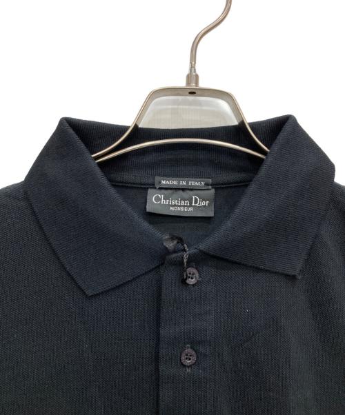 Christian Dior MONSIEUR（クリスチャンディオールムッシュ）Christian Dior MONSIEUR (クリスチャンディオールムッシュ) ポロシャツ ブラック サイズ:Ⅼ 未使用品の古着・服飾アイテム