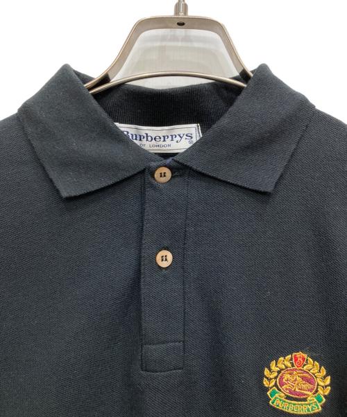 Burberry's（バーバリーズ）Burberry's (バーバリーズ) ポロシャツ ブラック サイズ:M 未使用品の古着・服飾アイテム