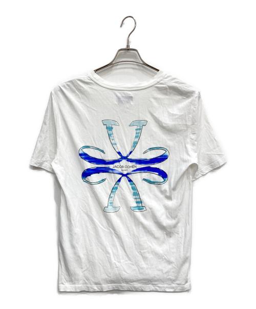 JACOB COHEN（ヤコブコーエン）JACOB COHEN (ヤコブコーエン) プリントTシャツ ホワイト サイズ:Sの古着・服飾アイテム